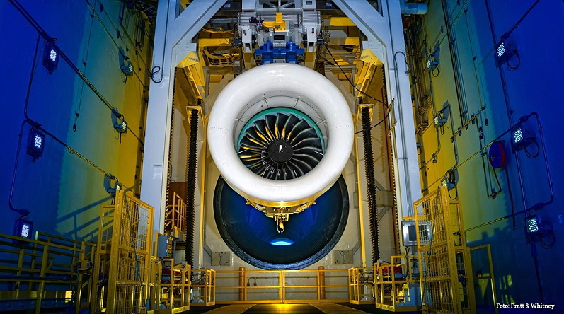 Wasserstoffturbine,  Quelle: Pratt & Whitney