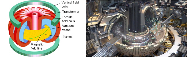 Tokamak Reactor Scheme ITER